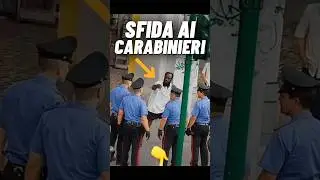 Man Challenges the Carabinieri 😳 #shorts #carabinieri #italy