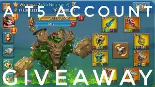 РОЗЫГРЫШ АККАУНТА T5 НА 800 МИЛЛИОНОВ! - Lords Mobile