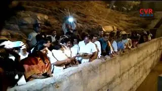 Minister Amarnath Reddy Jala harathi at Handri Neeva Water in Chittoor Dist | CVR News