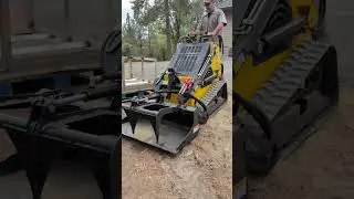 Мини-захват для пней с бортовым поворотом. Первая попытка. #дерево #работасдеревом