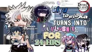✦ GIYU TURNS INTO A PLUSHIE FOR 24 HRS 👀✨|| KNY || GACHA || SANEGIYUU + OBAMITSU || PART ONE