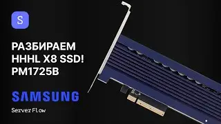 Что внутри SSD Samsung PM1725B? Разбираем серверный HHHL накопитель | ServerFlow