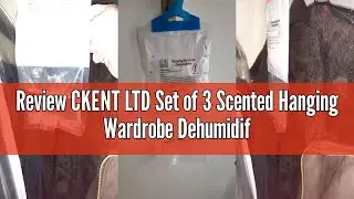 Review CKENT LTD Set of 3 Scented Hanging Wardrobe Dehumidifiers Damp Mould Condensation Control (Ro