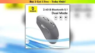 Hands-on Baseus Bluetooth Wireless Mouse Rechargeable Ergonomic Mice Digital Display Two Scroll
