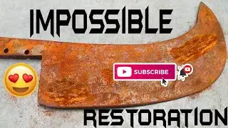Ancient Butcher Knife Restoration | Crazy Hack
