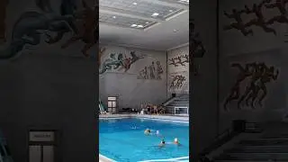 La piscina coperta del Foro Italico a Roma