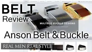 Anson Belt and Buckle - Men's Belt Video Review - ansonbeltandbuckle.com