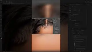 How to retouch hair lace?