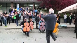 Kamloops Symphony Orchestra flash mob at the Farmers' Market