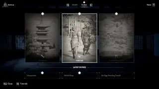 AC Shadows codex menu music