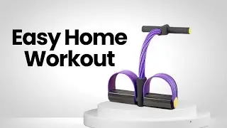 Simple At-Home Workout Tool | 6-Tube Pedal Resistance Bands Review