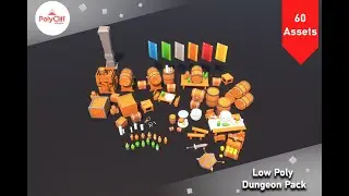 Low Poly Dungeon Pack - Polycliff Studio Unity Asset Pack