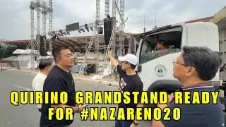 *ATM: Yorme inspects the Quirino Grandstand in preparation for the feast day of #Nazareno2026