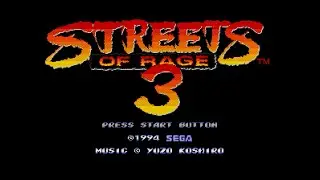 Streets of Rage 3 (Mega Drive | Genesis) 【Longplay】