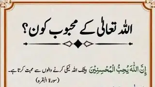 Allah Kay Mehboob Koun