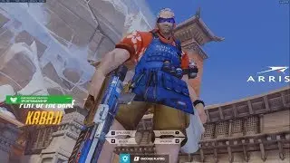 Overwatch Kabaji Playing Soldier 76 Like F.cking Human Aimbot