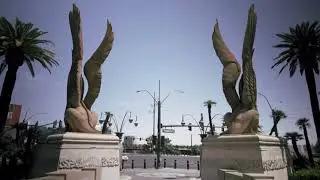 Las Vegas Strip-Mandalay Bay day and night with nice music - PART 1.