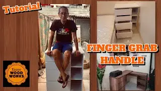 Paano gumawa ng Finger o Pull Grab Handle/Tutorial on how to make finger or pull grab handle