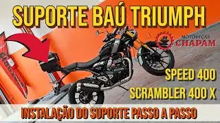 Suporte Baú Bauleto Triumph Scrambler 400X - Chapam