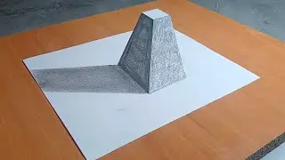 AMAZING 3D ILLUSION DRAWING #3DDRAWING #3DART #3DILLUSIONART