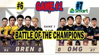BREN ESPORTS VS SMART OMEGA GAME 1 FULL GAME | CHAKMAMBA MENTALITY