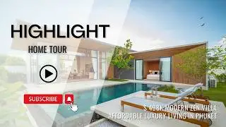 Highlight I 3-Bedroom Modern Zen Villa I Affordable Luxury Living in Phuket