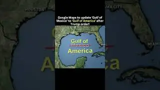Gulf of America...#trendingshorts #youtubeshorts #worldnewslive #worldnewslive