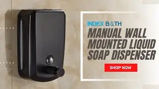 Deliver A Great Satisfaction To Your Bathroom With This Manual Wall Mounted Liquid Soap Dispenser