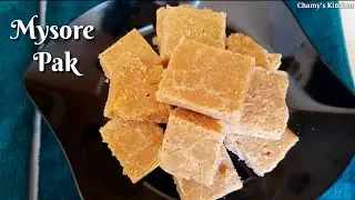 Mysore Pak Recipe / South Indian Sweet Recipe / Homemade Sweet Recipe