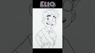 How To Draw ELIO | ELIO MOVIE #eliomovie #elio #drawing #shorts #shortsdrawing