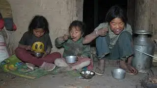 Primitive mountain village life || Nepali village life
