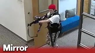 Nashville school shooting: Video of killer entering building released by police
