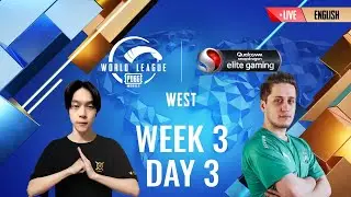[EN] W3D3 - PMWL WEST - Super Weekend | PUBG MOBILE World League Season Zero (2020)