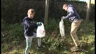 Spazieren und Müll sammeln - eine gute Sache