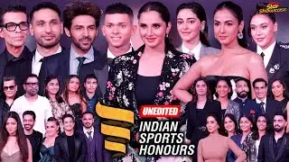 Sania Mirza, Yashasvi Jaiswal, Kartik, Ananya, Sonal | Indian Sports Honours Awards 2024 | UNEDITED