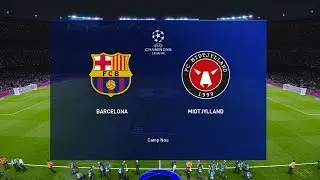 PES 2020 / Барселона - Мидтьюлленд / Лига Чемпионов Уефа / Мастер Лига