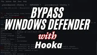 Bypass Windows Defender With Hooka