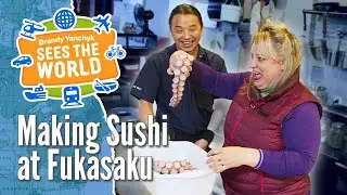 BRANDY YANCHYK SEES THE WORLD - Making Sushi at Fukasaku Restaurant (Prince Rupert, BC)