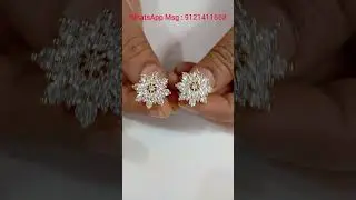 #pure panchaloham studs with micro gold plating                                #gold replica model
