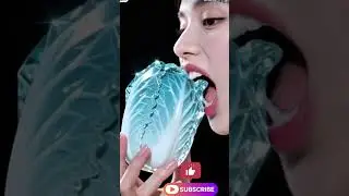 Eat a crystal #cabbage #creativity #decompressvideo #asmr #ai #shorts
