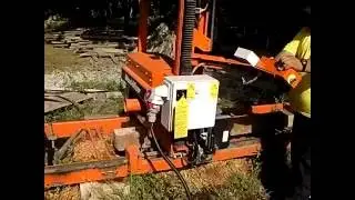 Wood-Mizer MP150 planes tropical serayanl hardwood