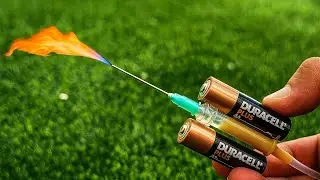 How to make simple welding machine from salt Battery & Piezo Igniter at home!