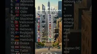 Cleanest cities in the world #shorts #cleanestcity