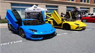 2025 Lamborghini Car Meet Highlights Aventador SVJ, Huracan STO & More!