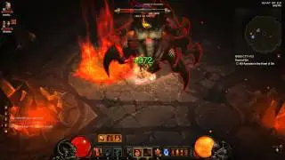 Diablo 3 - Inferno Azmodan Kill (Barb and DH)