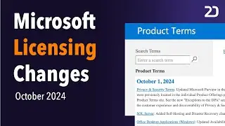 Microsoft's Latest Licensing Updates I October 2024