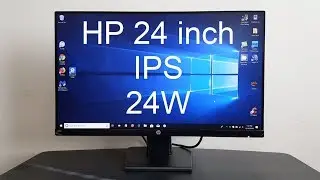 HP Monitor 24 inch Review - Hp Monitor 24w Review  IPS Display - Monitor for Gaming?