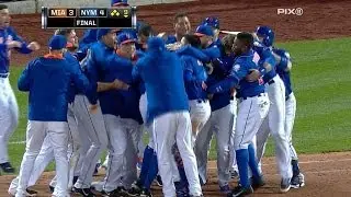 MIA@NYM: Mets rally in the 9th inning for a walk-off