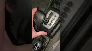 Pajero IO тяжелый ход селектора АКПП