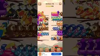 bird sort 2 color puzzle solution niveau 176 #games #gaming #puzzle #puzzlegame #androidgames
